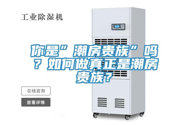你是”潮房貴族”嗎？如何做真正是潮房貴族？