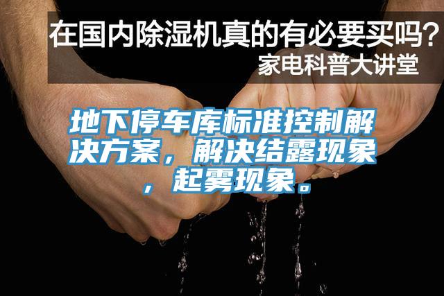 地下停車庫標準控制解決方案，解決結露現(xiàn)象，起霧現(xiàn)象。