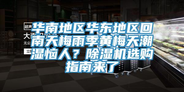 華南地區(qū)華東地區(qū)回南天梅雨季黃梅天潮濕惱人？除濕機(jī)選購指南來了