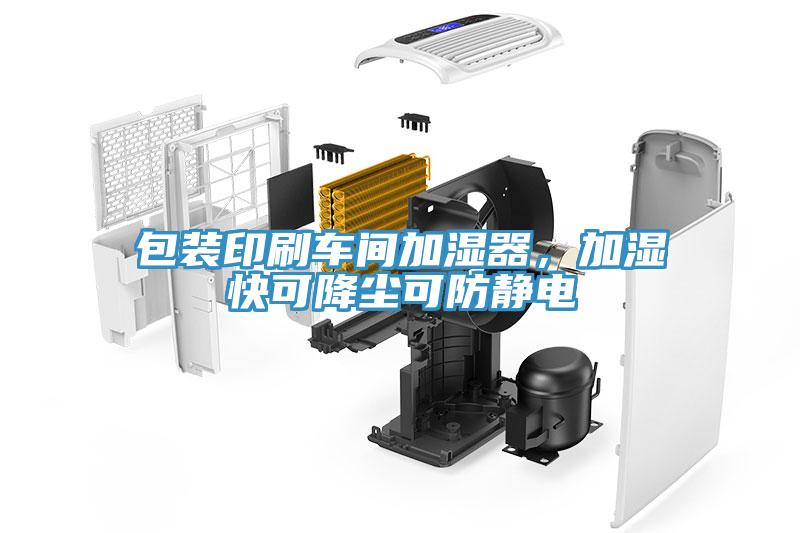 包裝印刷車間加濕器，加濕快可降塵可防靜電
