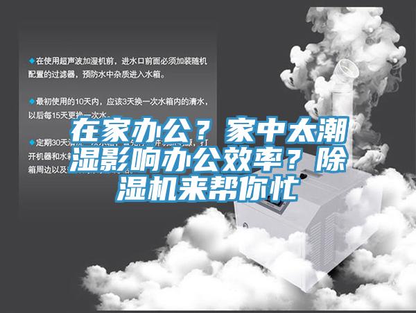 在家辦公？家中太潮濕影響辦公效率？除濕機來幫你忙