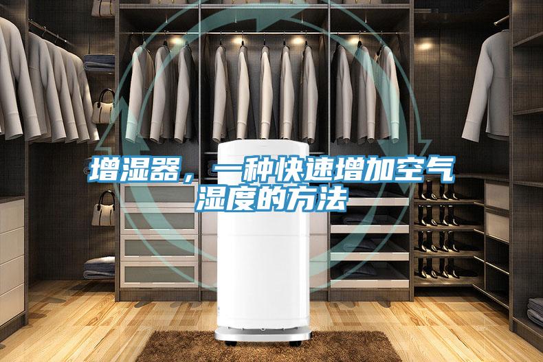 增濕器，一種快速增加空氣濕度的方法