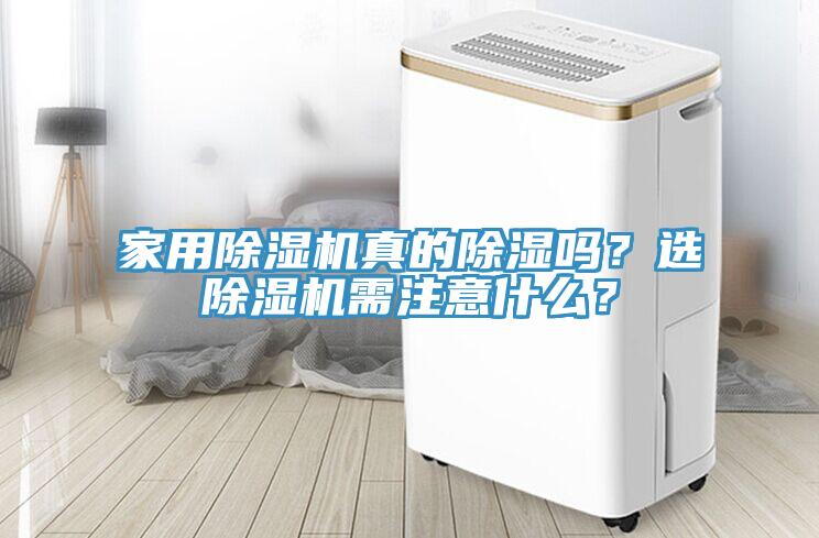 家用除濕機真的除濕嗎？選除濕機需注意什么？