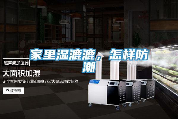 家里濕漉漉，怎樣防潮