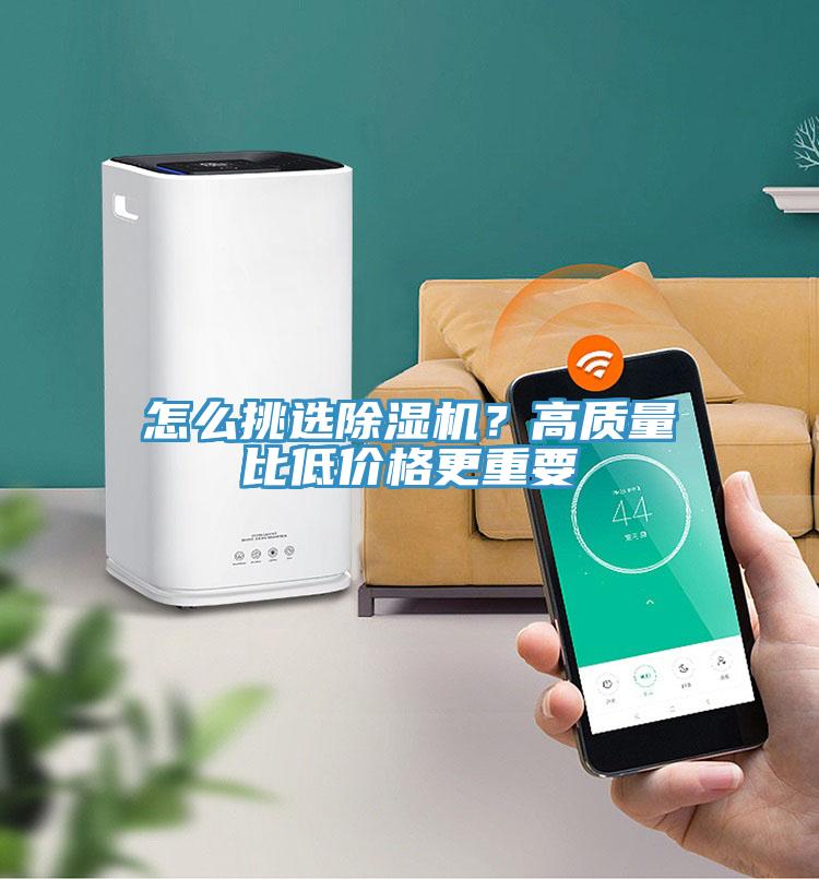 怎么挑選除濕機？高質量比低價格更重要