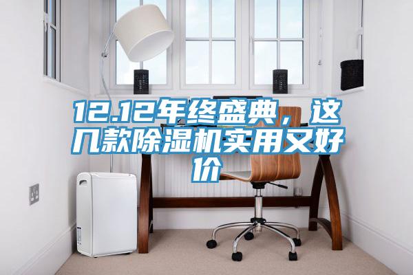 12.12年終盛典，這幾款除濕機實用又好價