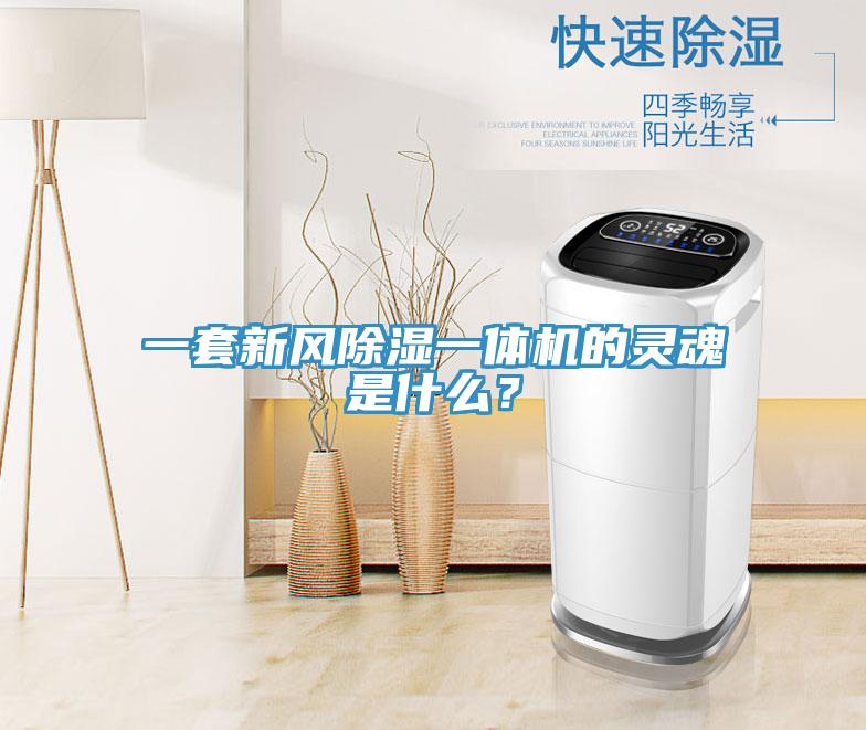 一套新風除濕一體機的靈魂是什么？