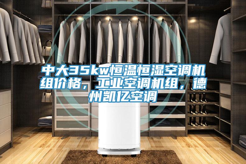 中大35kw恒溫恒濕空調機組價格，工業空調機組，德州凱億空調
