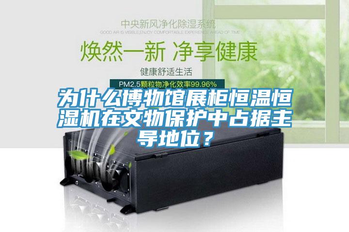 為什么博物館展柜恒溫恒濕機(jī)在文物保護(hù)中占據(jù)主導(dǎo)地位？