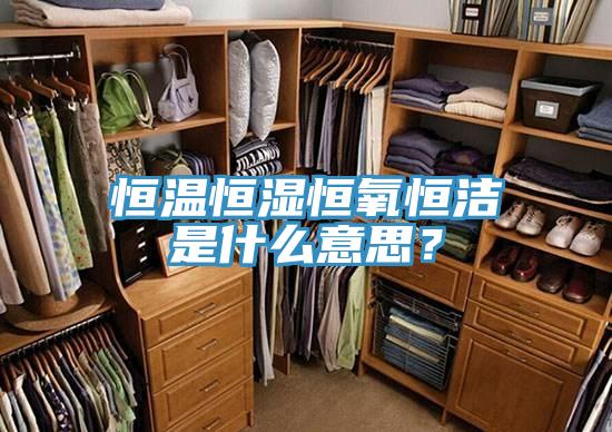 恒溫恒濕恒氧恒潔是什么意思？