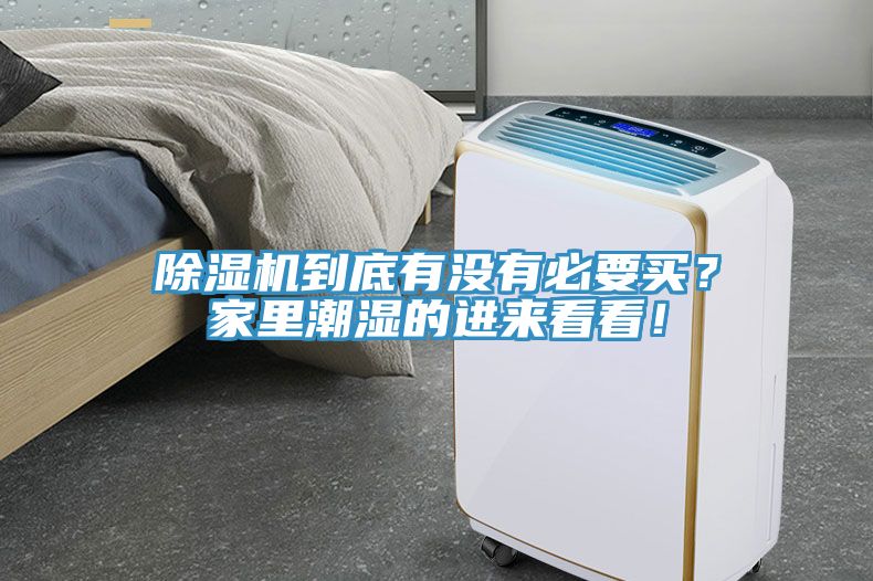 除濕機到底有沒有必要買？家里潮濕的進來看看！
