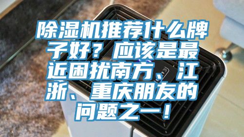 除濕機推薦什么牌子好？應該是最近困擾南方、江浙、重慶朋友的問題之一！