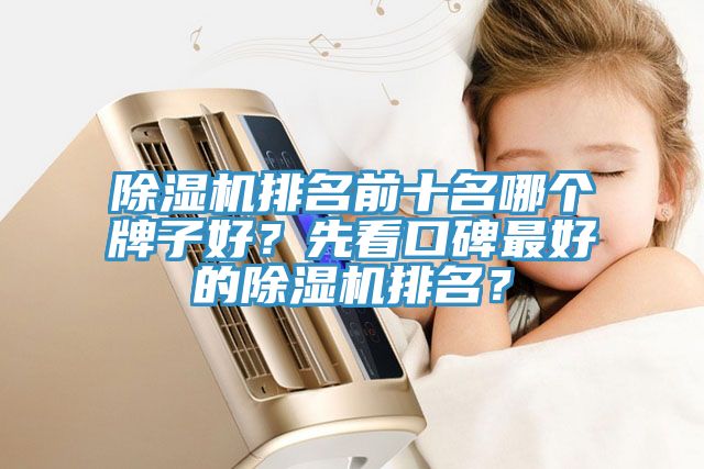 除濕機(jī)排名前十名哪個(gè)牌子好？先看口碑最好的除濕機(jī)排名？